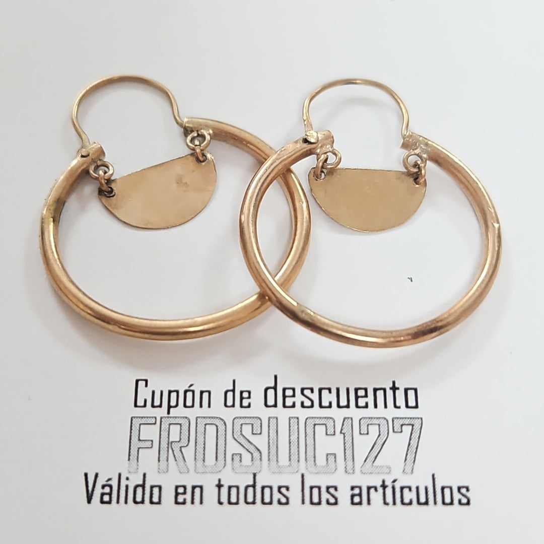 ARRACADAS PAR ORO 10 K 2,30 GRMS (SEMINUEVO)