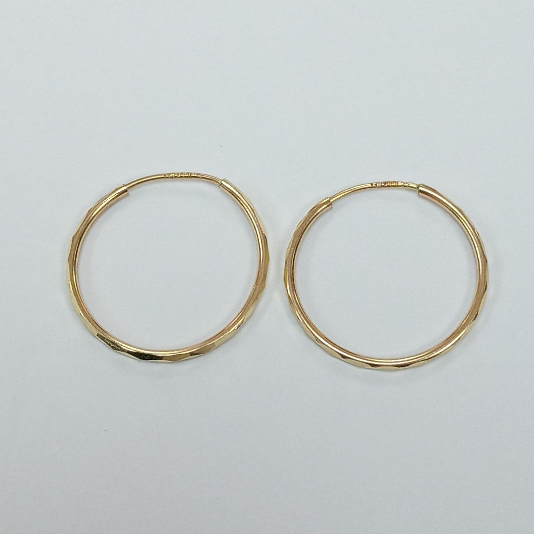 ARRACADAS PAR ORO 10 K 1 GRMS (SEMINUEVO)