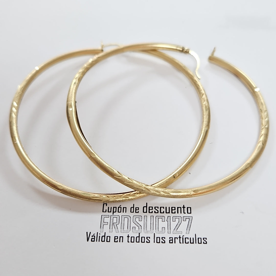 ARRACADAS PAR ORO 14 K 7,70 GRMS (SEMINUEVO)