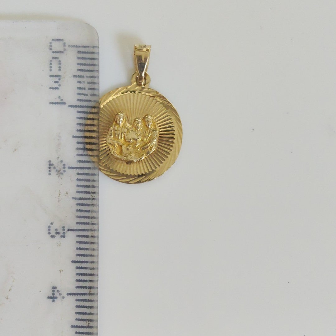 MEDALLA RELIGIOSA ORO 10 K 1.6 GRMS (SEMINUEVO)