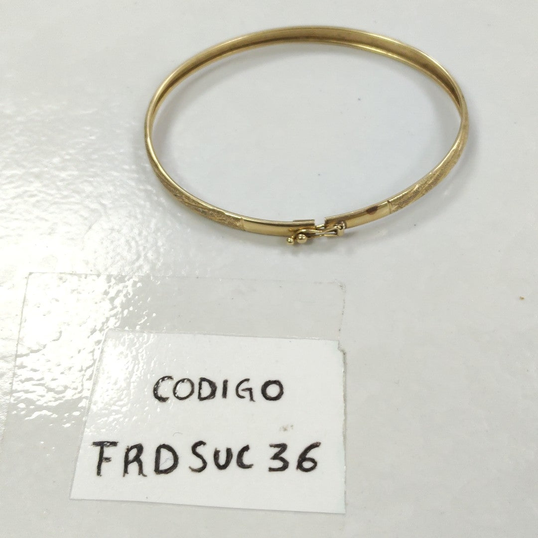 PULSERA RIGIDA ORO 14 K 3,90 GRMS (SEMINUEVO)