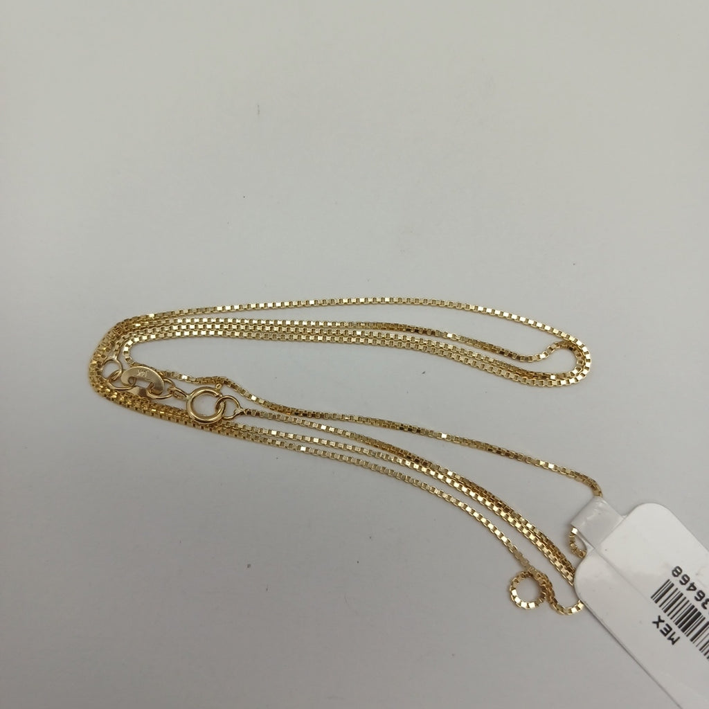 CADENA VENECIANO 14K 55 CM 2.4 GR (NUEVO)