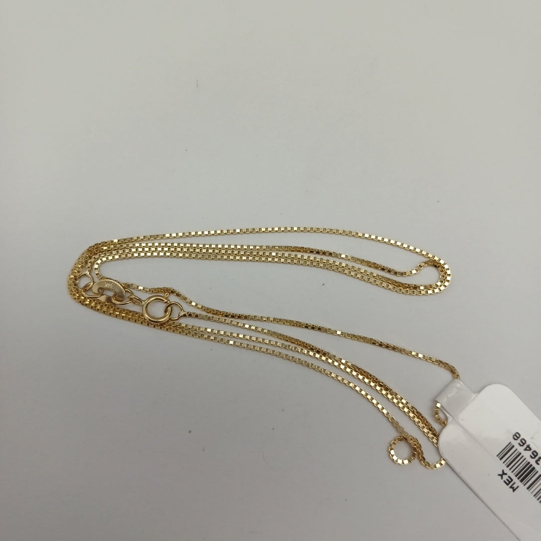 CADENA VENECIANO 14K 55 CM 2.4 GR (NUEVO)
