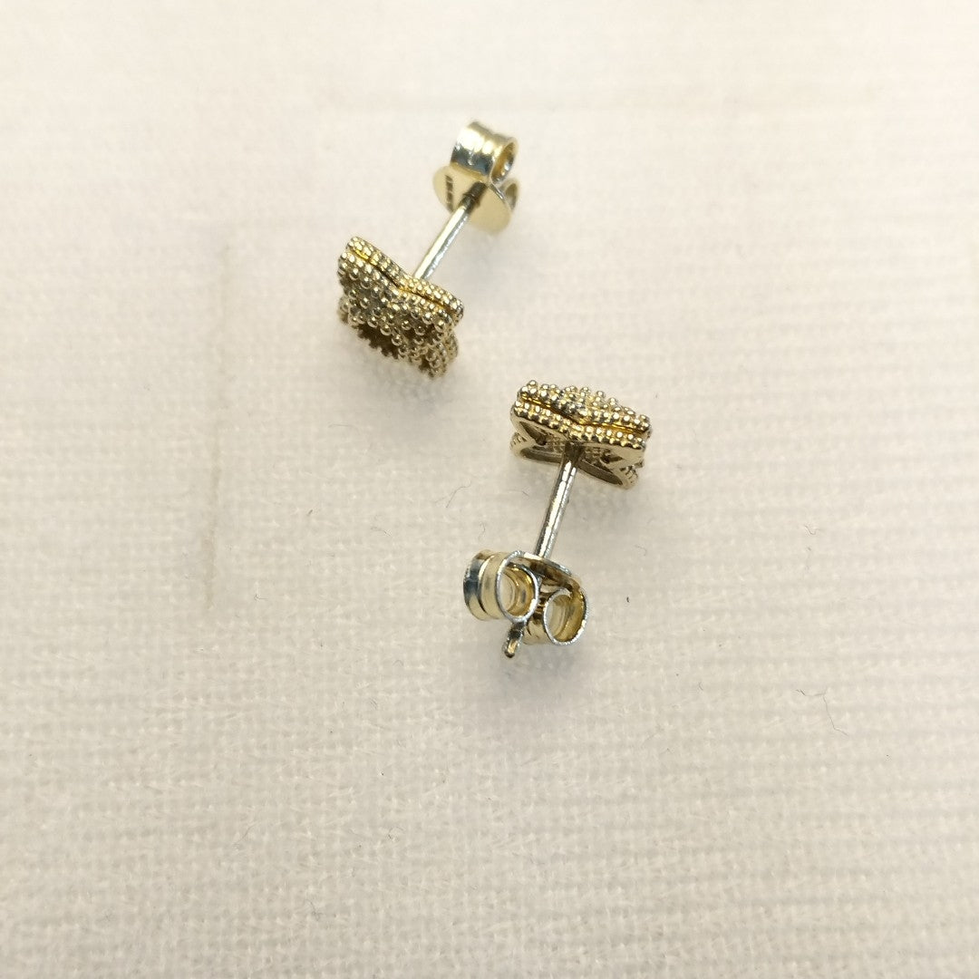 BROQUELES ORO 14K 1.5 (NUEVO)