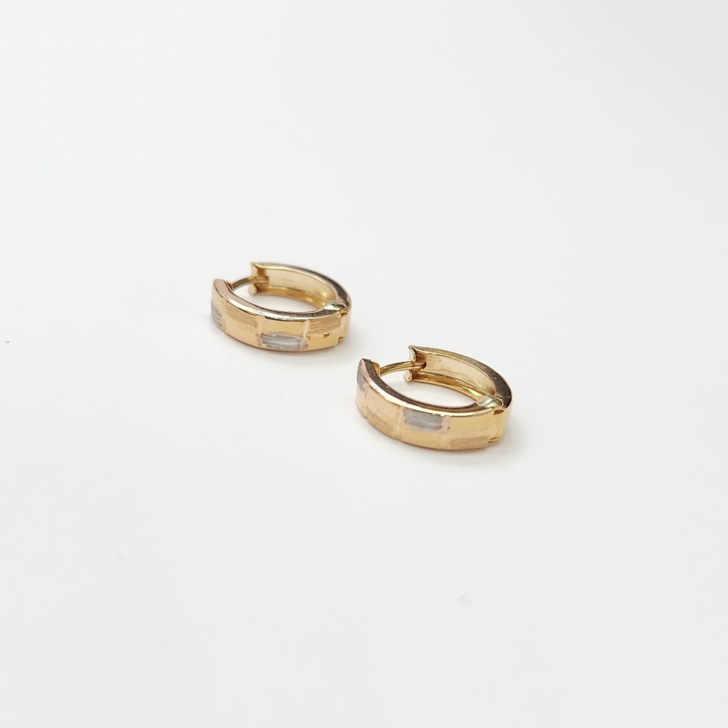 ARRACADAS PAR ORO 14 K 1.2 GRMS (SEMINUEVO)