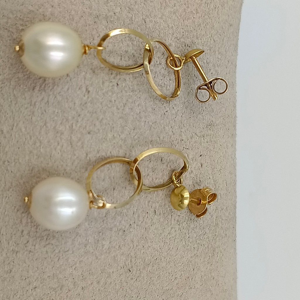 BROQUELES PAR ORO 14 K 2,50 GRMS (SEMINUEVO)