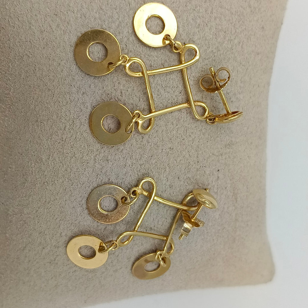 BROQUELES PAR ORO 14 K 3,70 GRMS (SEMINUEVO)