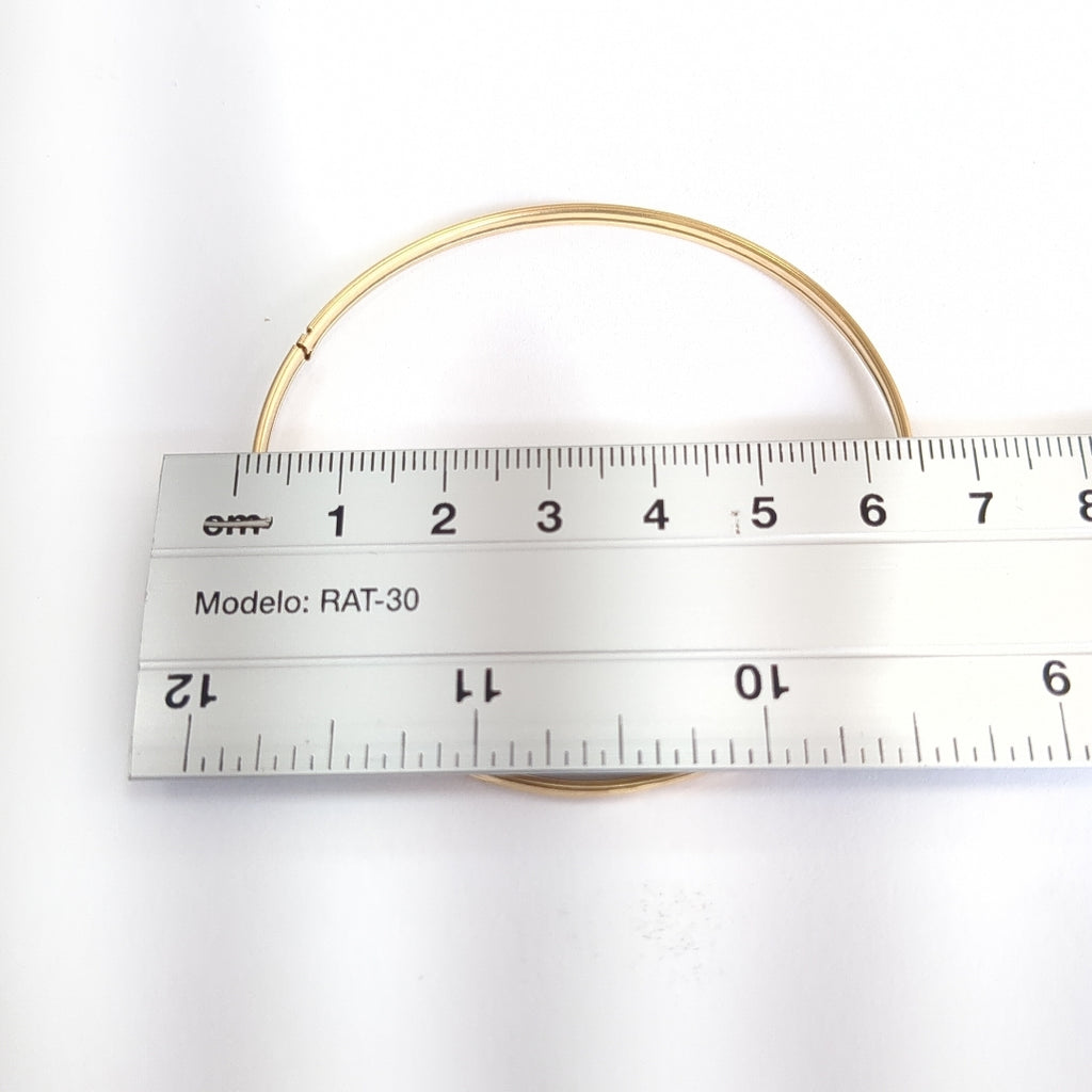 PULSERA RIGIDA ORO 14 K 3,40 GRMS (SEMINUEVO)