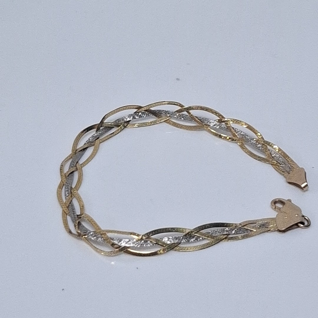 PULSERA ORO,RODIADO 14 K 2,70 GRMS (SEMINUEVO)