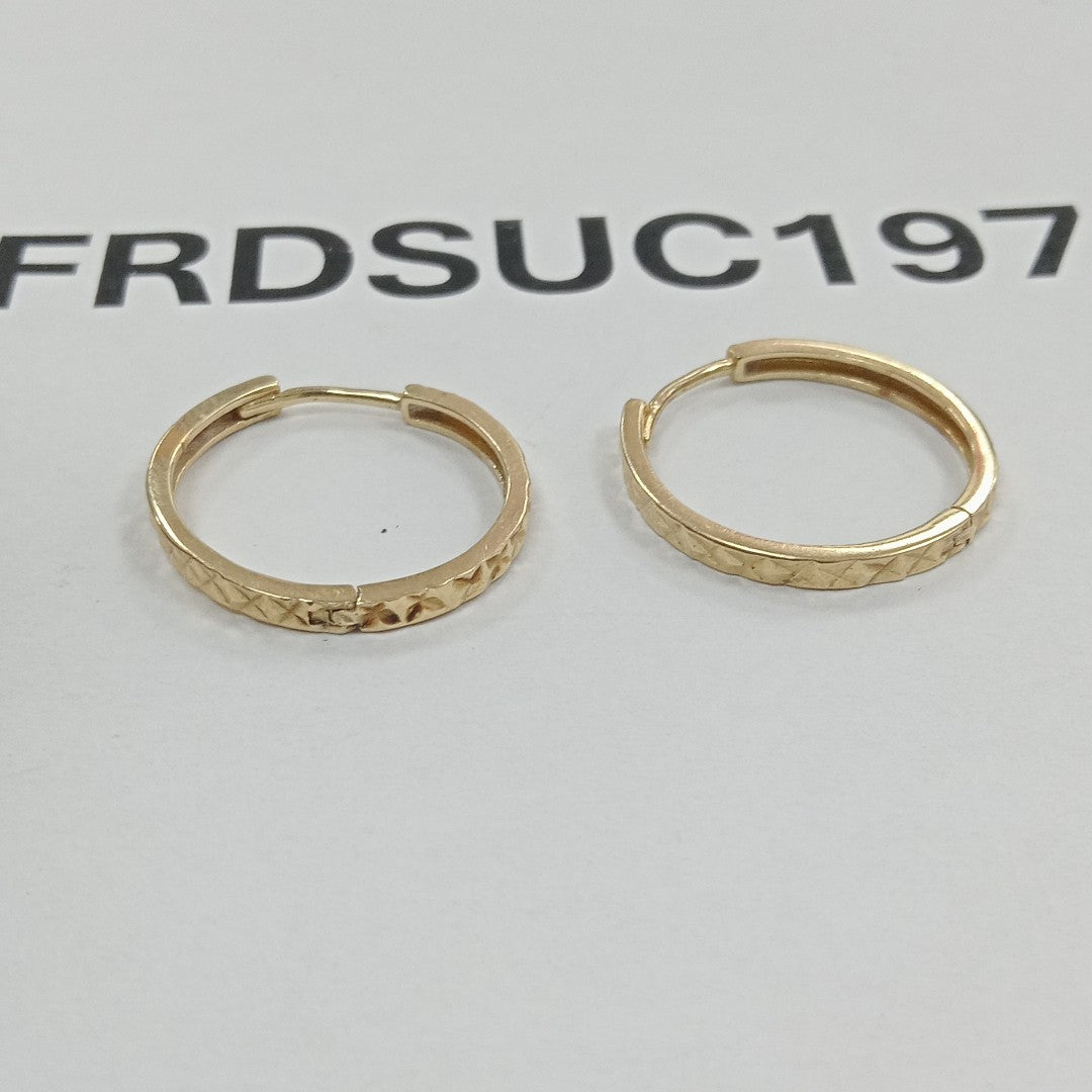 ARRACADAS PAR ORO 14 K 1,70 GRMS (SEMINUEVO)