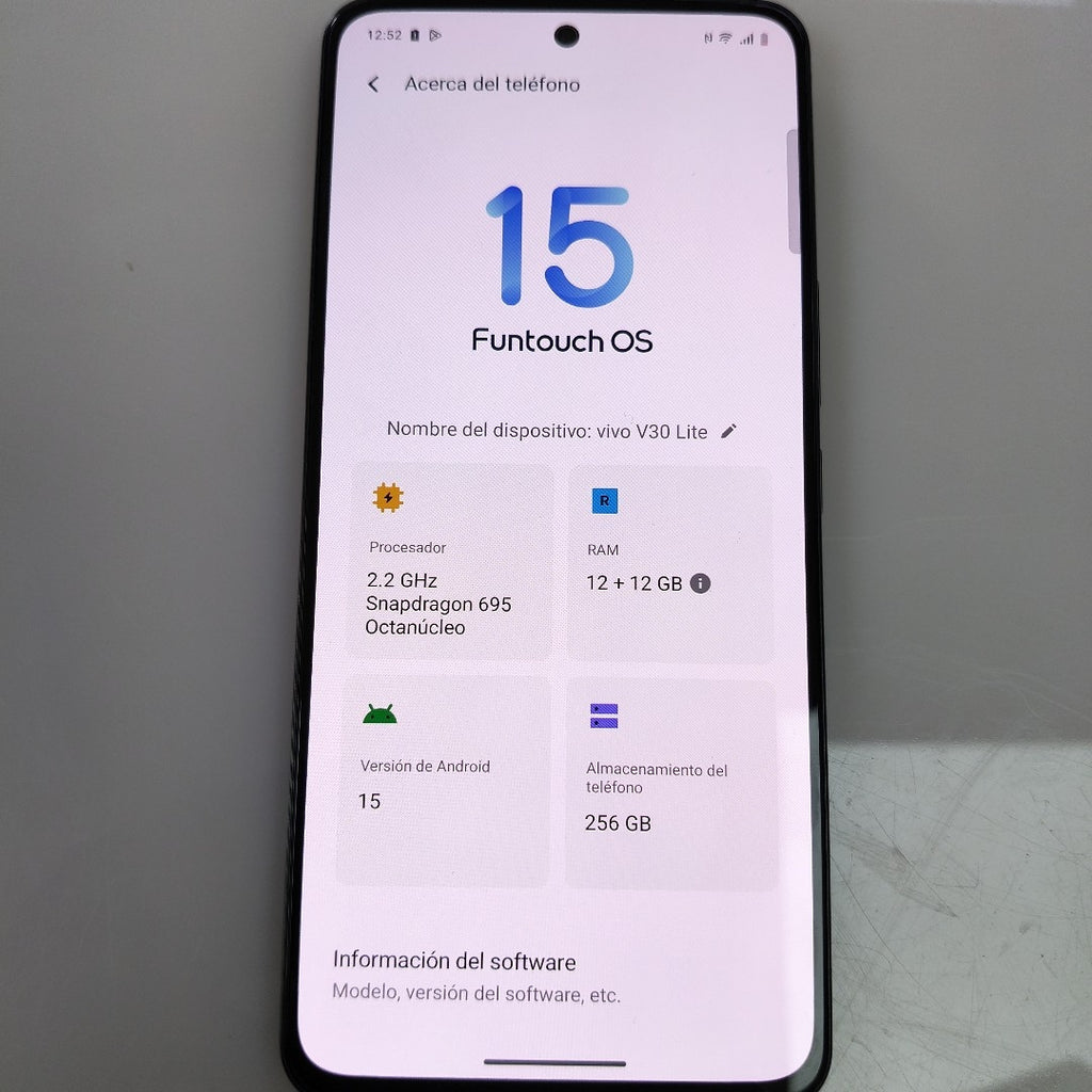 CELULAR VIVO V30 LITE V2314 (2023) 256 GB 12 GB RAM (SEMINUEVO)