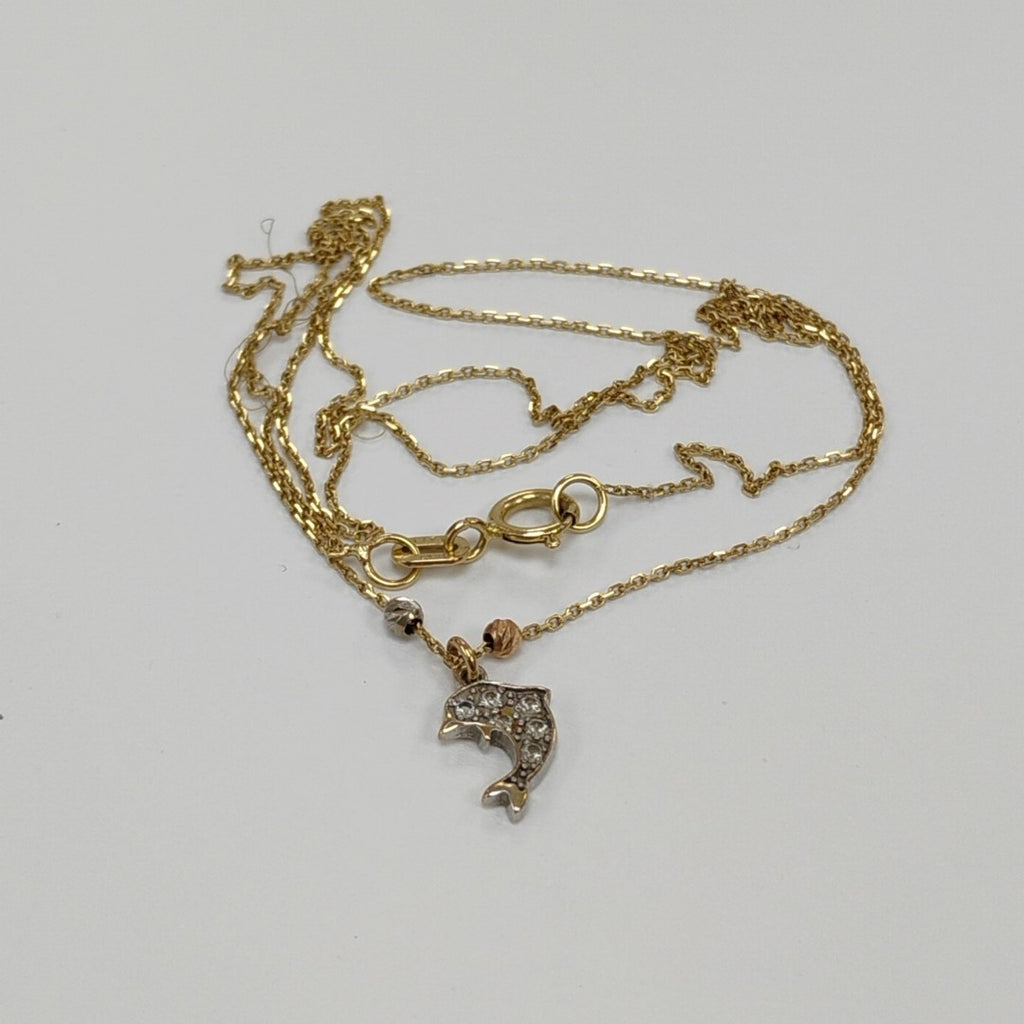 GARGANTILLA ORO 14 K 1.1 GRMS (SEMINUEVO)