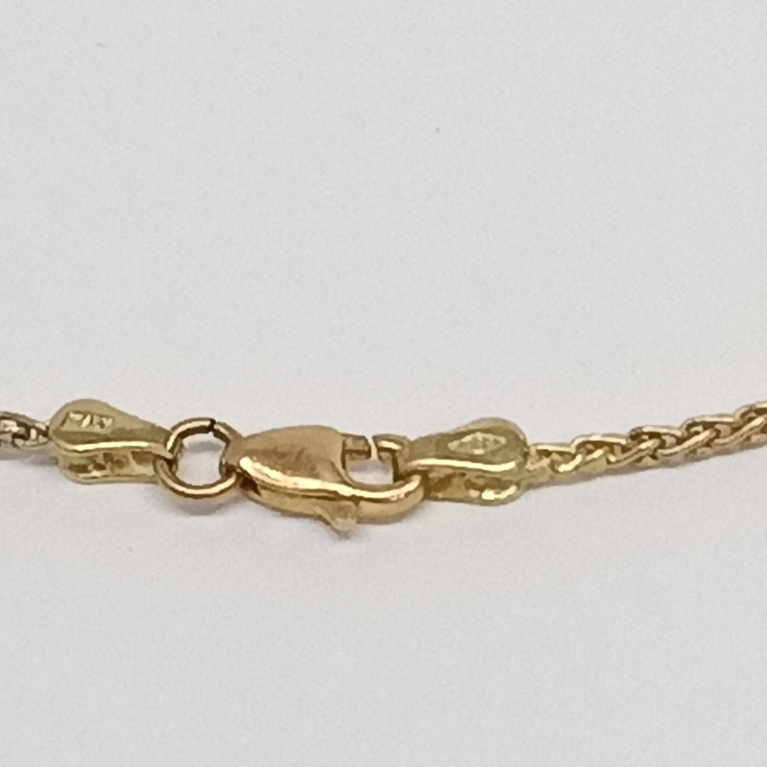 CADENA ORO COMBINADO 14 K 7,40 GRMS (SEMINUEVO)