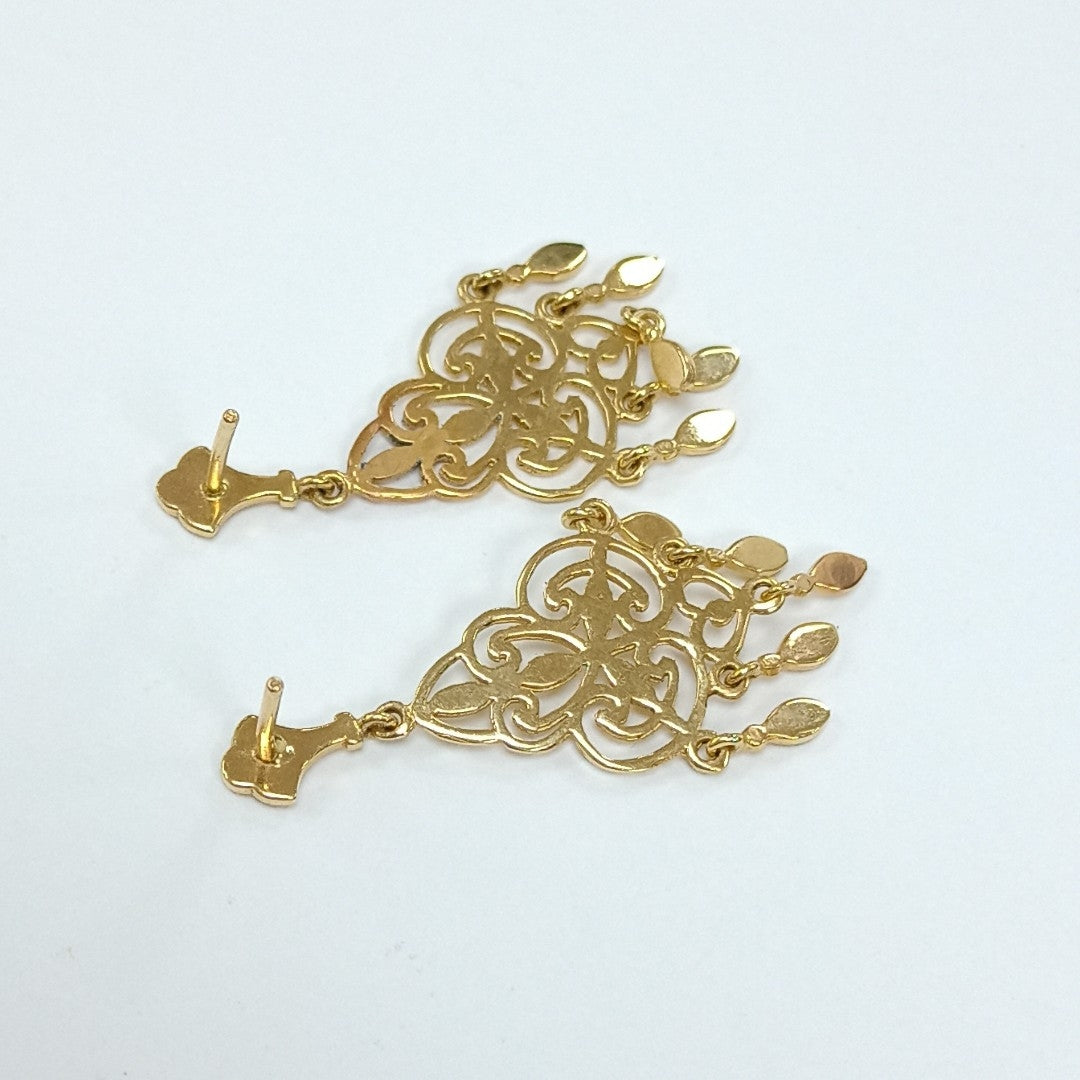 BROQUELES PAR ORO 10 K 4,80 GRMS (SEMINUEVO)