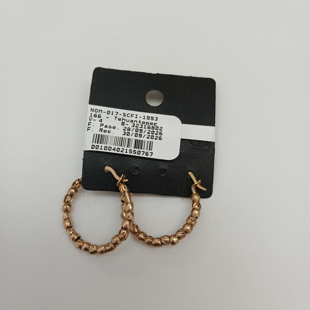 ARRACADAS PAR ORO 8 K 4.5 GRMS (SEMINUEVO)