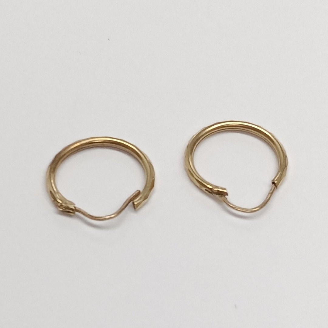ARRACADAS PAR ORO 8 K 0.8 GRMS (SEMINUEVO)