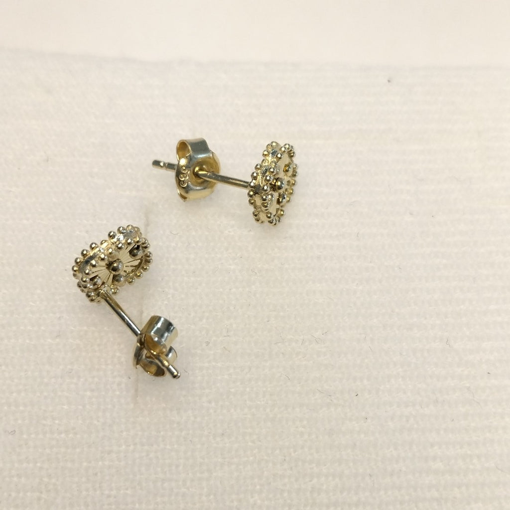 BROQUELES ORO 14K 1.5 (NUEVO)
