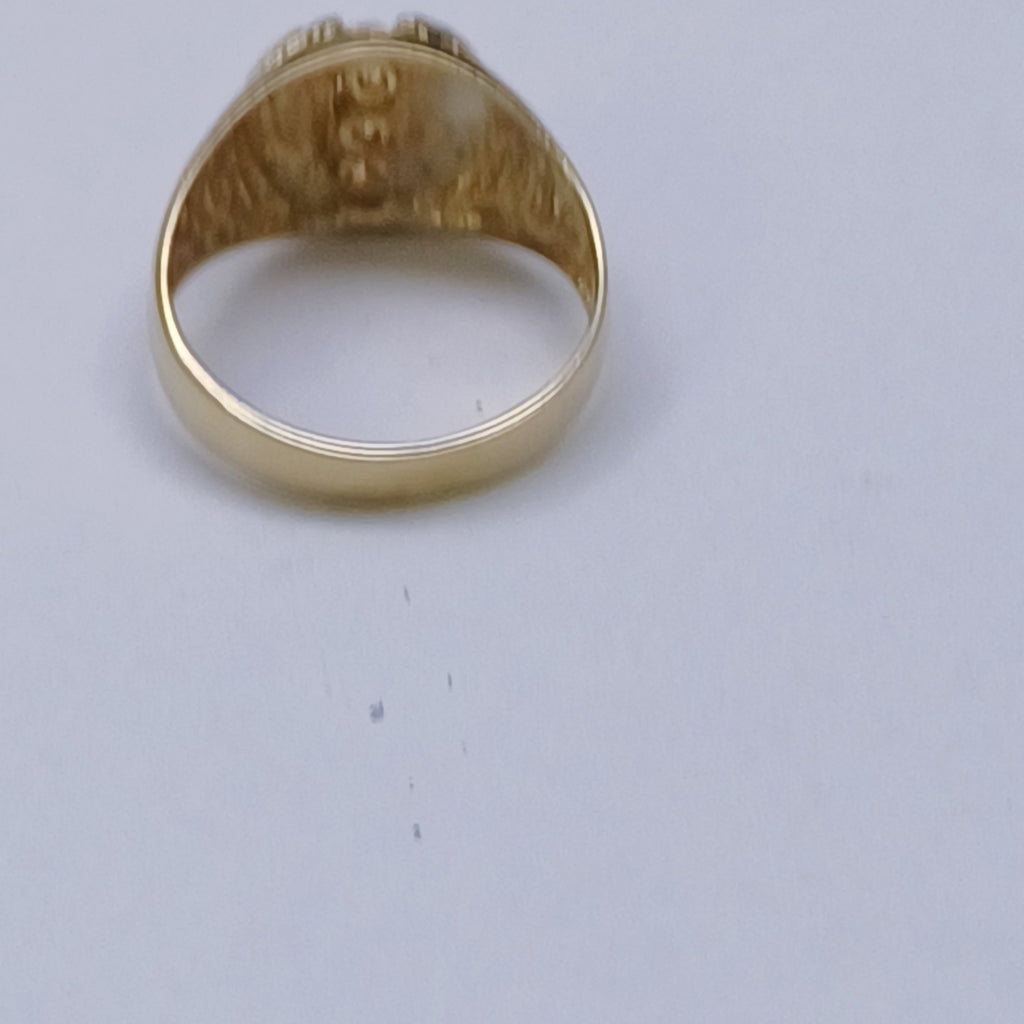 ANILLO ORO 14 K 2.3 GRMS (SEMINUEVO)