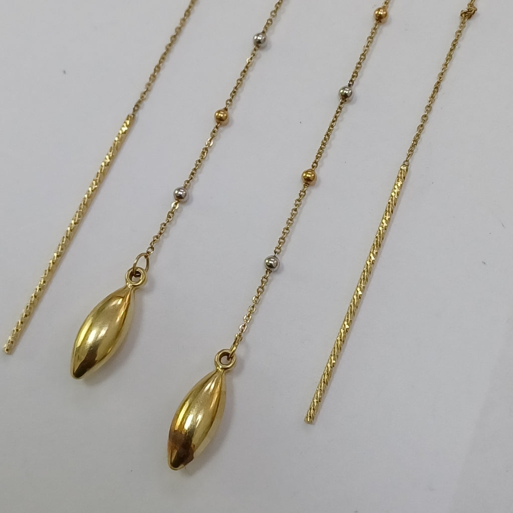 VIOLADORES PAR ORO 14 K 2,20 GRMS (SEMINUEVO)