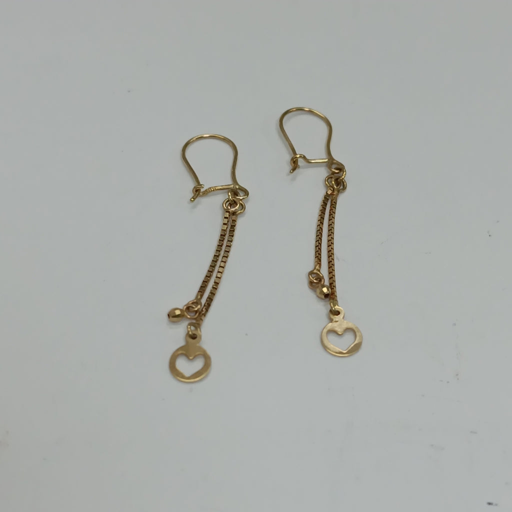 ARETES PAR ORO 14 K 1,00 GRMS (SEMINUEVO)
