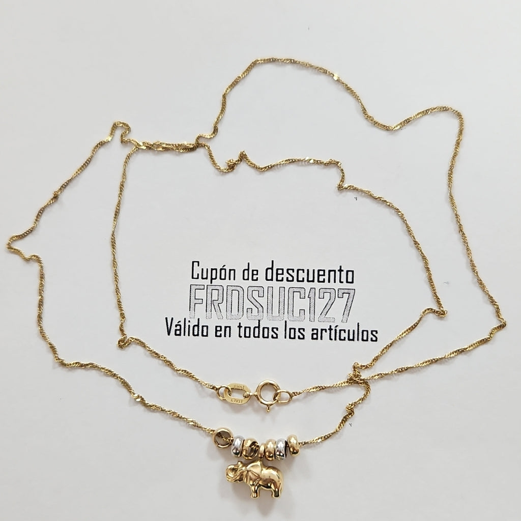 CADENA ORO 14 K 1.5 GRMS (SEMINUEVO)