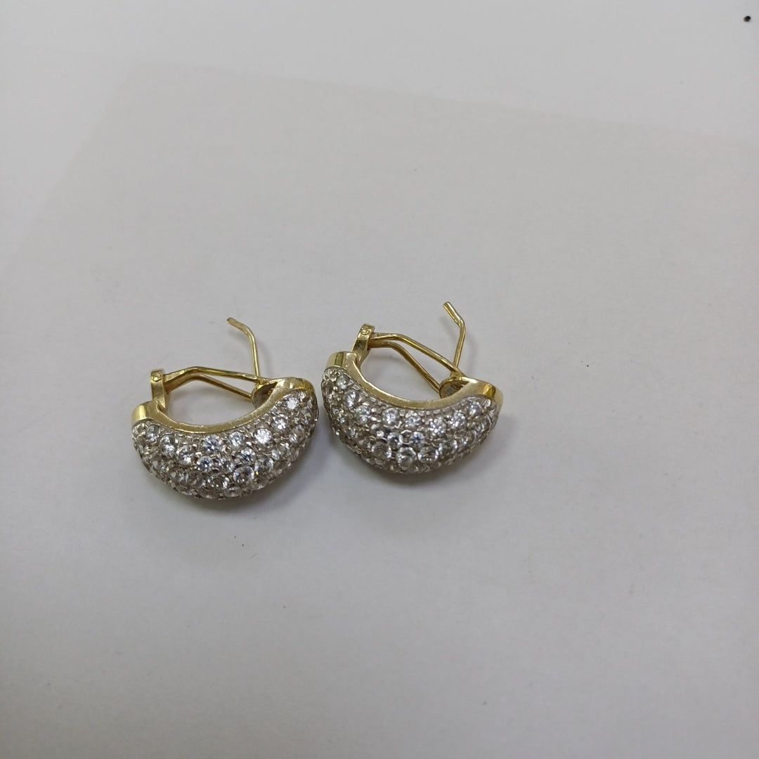 ARETES PAR ORO 14 K 13,20 GRMS (SEMINUEVO)