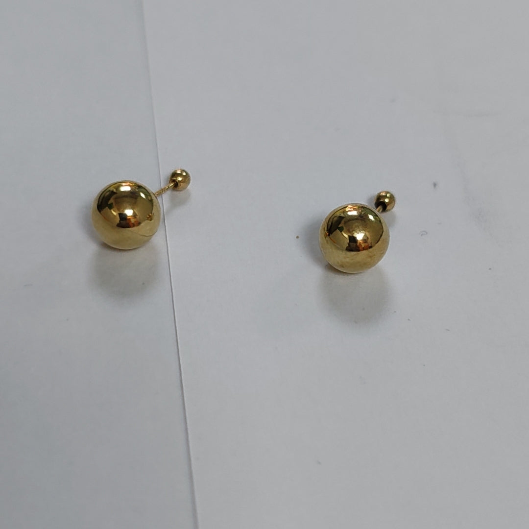 BROQUELES PAR ORO 14 K 0.7 GRMS (SEMINUEVO)