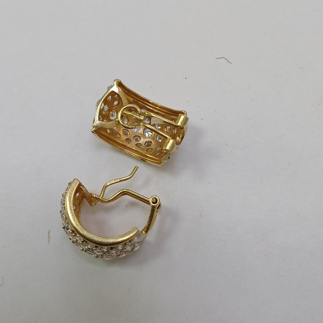 ARETES PAR ORO 14 K 8,30 GRMS (SEMINUEVO)