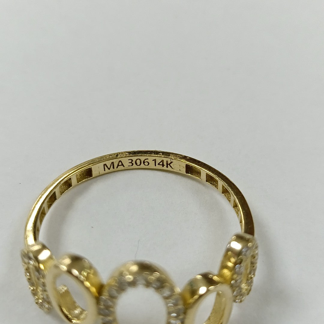 ANILLOS DAMA ORO 14K 2 (NUEVO)