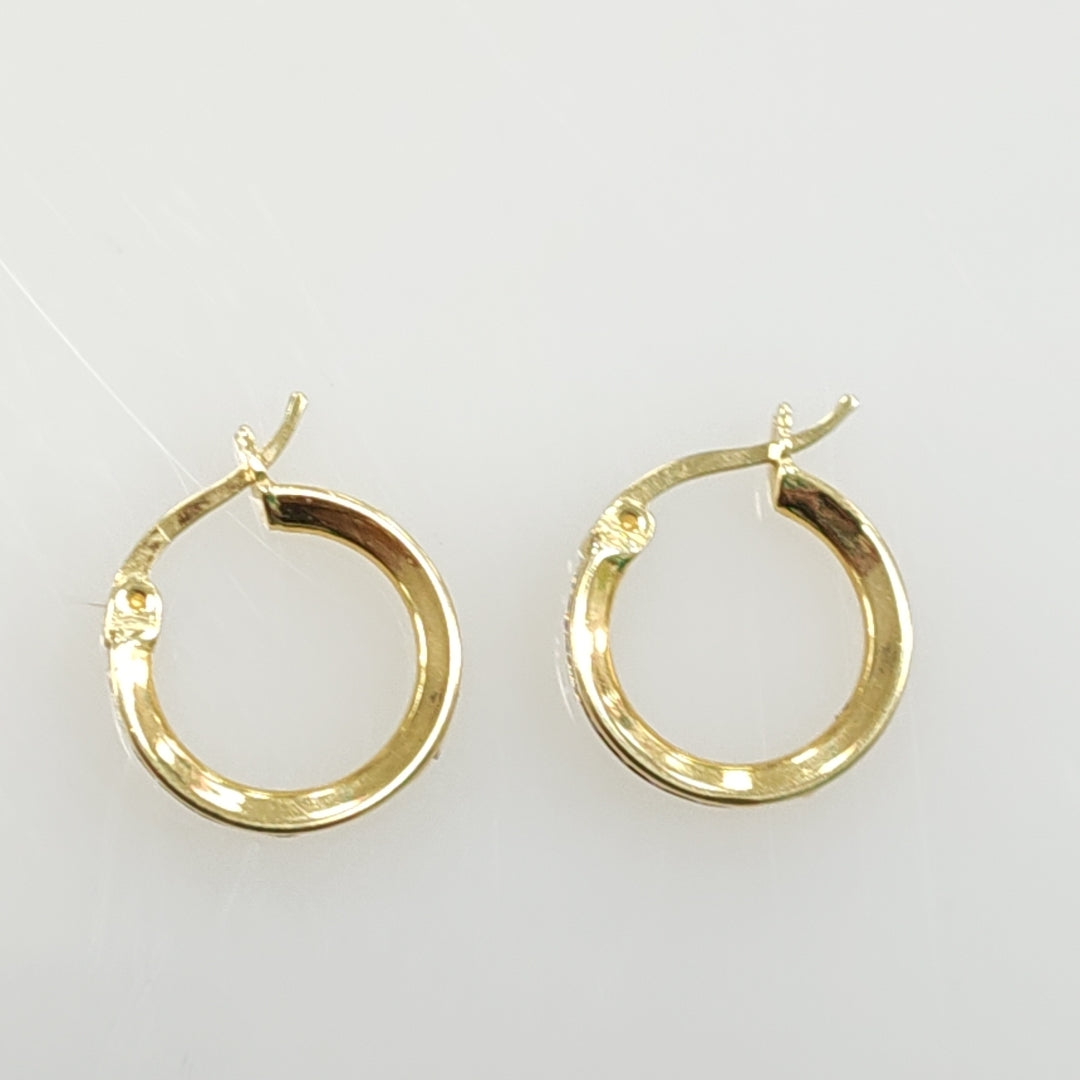 ARRACADAS PAR ORO 14 K 1.1 GRMS (SEMINUEVO)