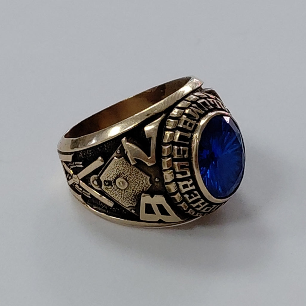 ANILLO DE GRADUACIÓN ORO 10 K 16 GRMS (SEMINUEVO)