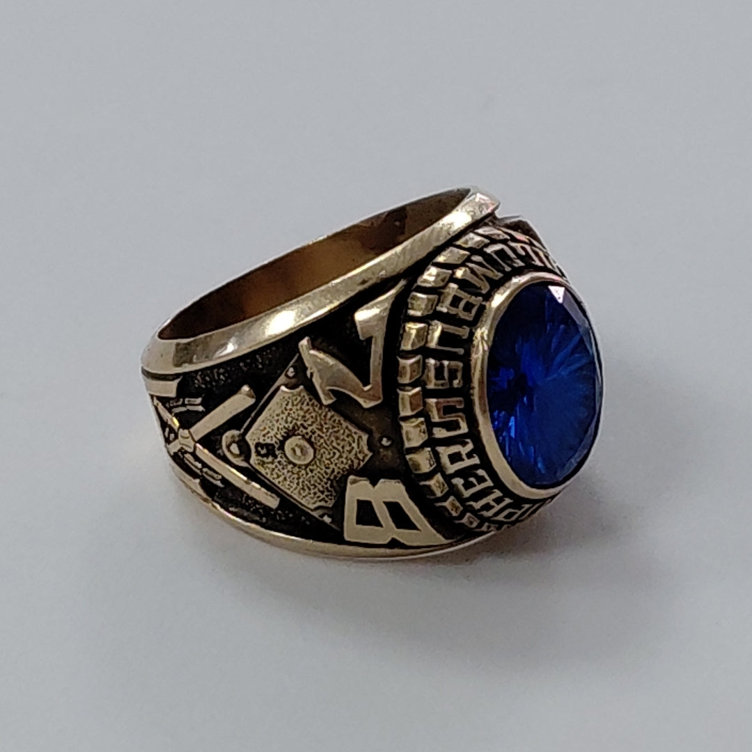 ANILLO DE GRADUACIÓN ORO 10 K 16 GRMS (SEMINUEVO)
