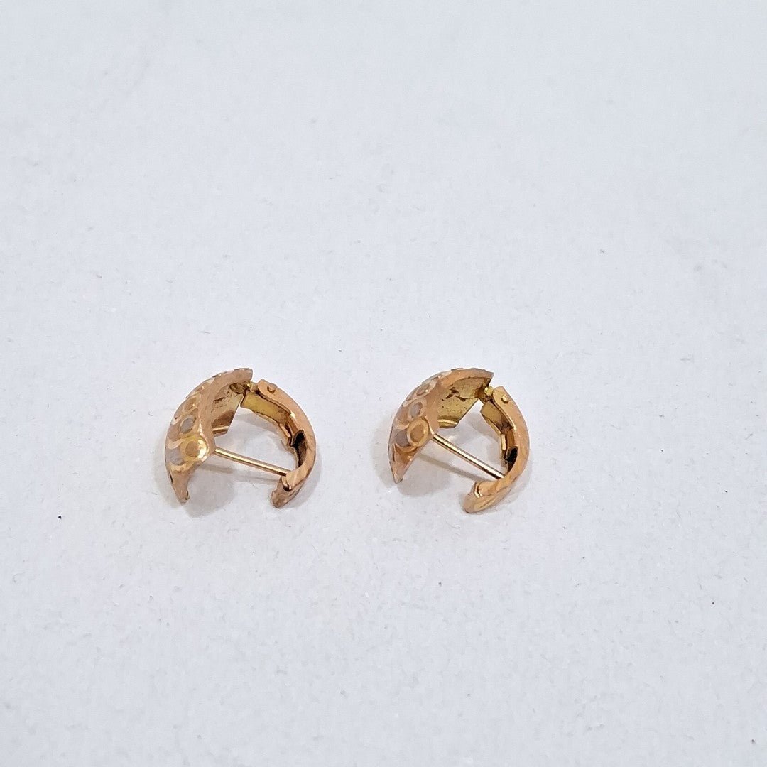 ARETES PAR ORO 14 K 2.8 GRMS (SEMINUEVO)
