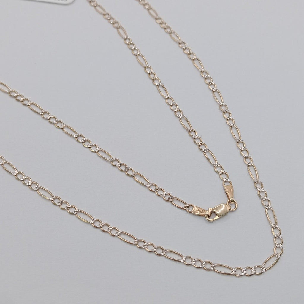 CADENA ORO COMBINADO 14 K 4.4 GRMS (SEMINUEVO)