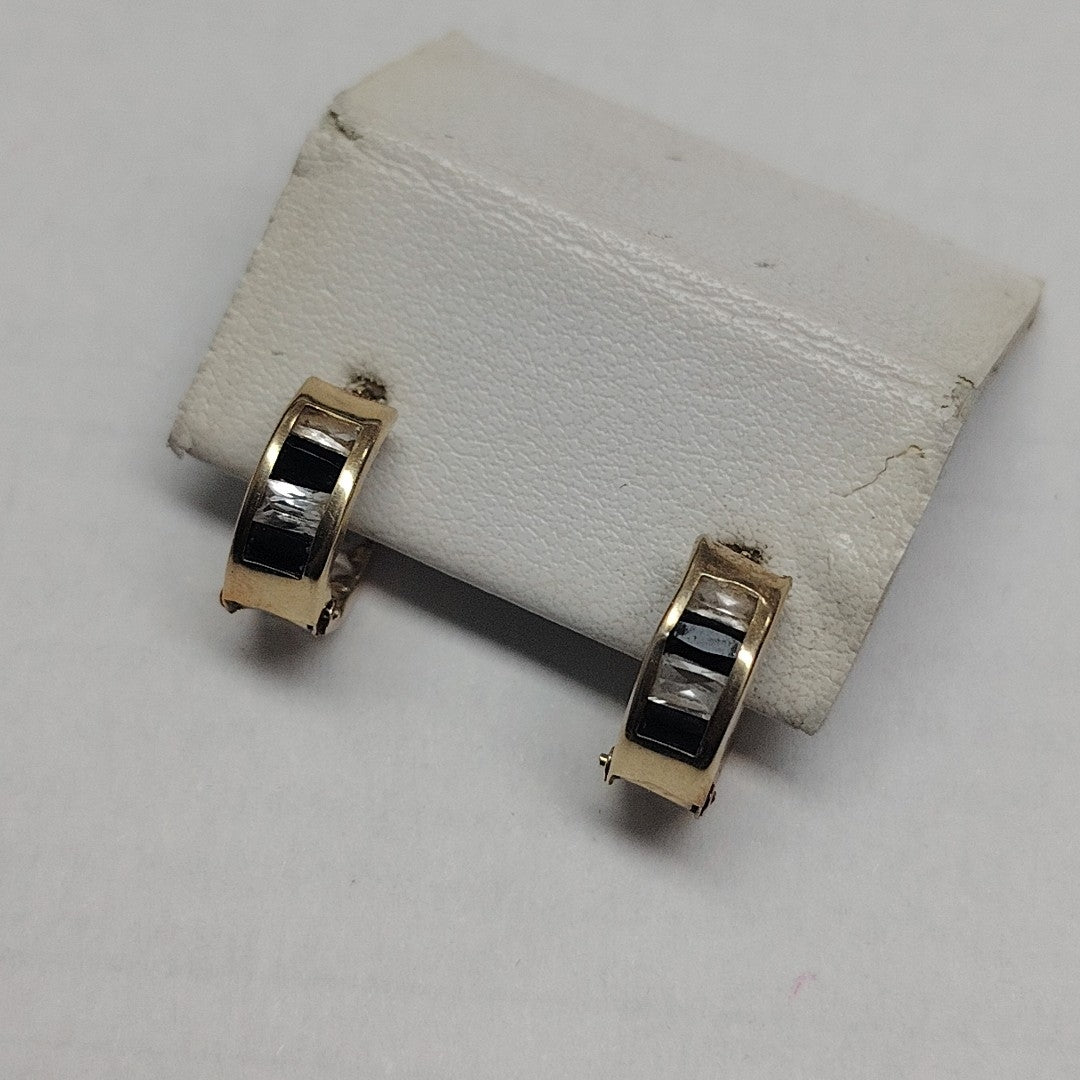 ARETES PAR ORO 14 K 1,00 GRMS (SEMINUEVO)