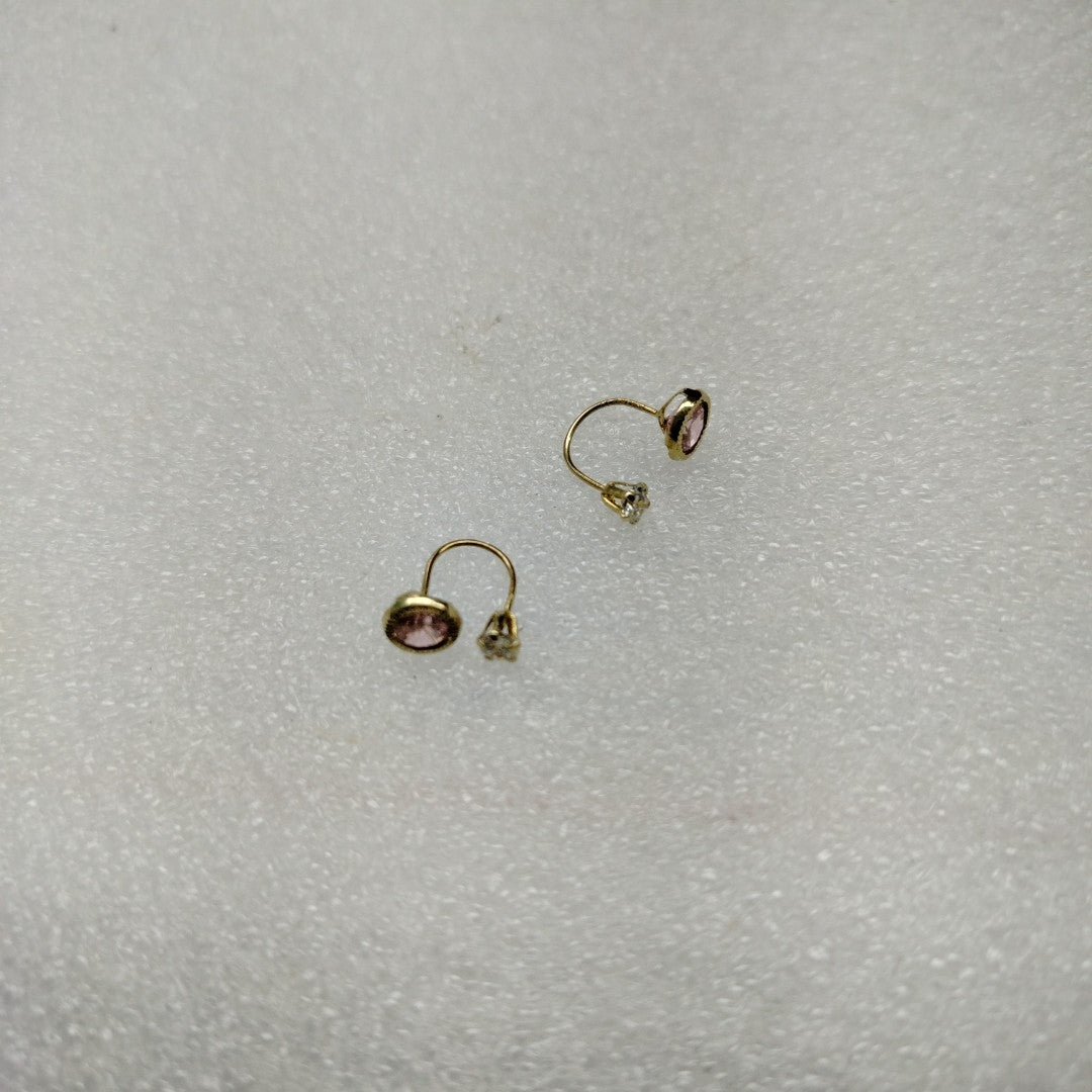 ARETES PAR ORO 10 K 0.7 GRMS (SEMINUEVO)