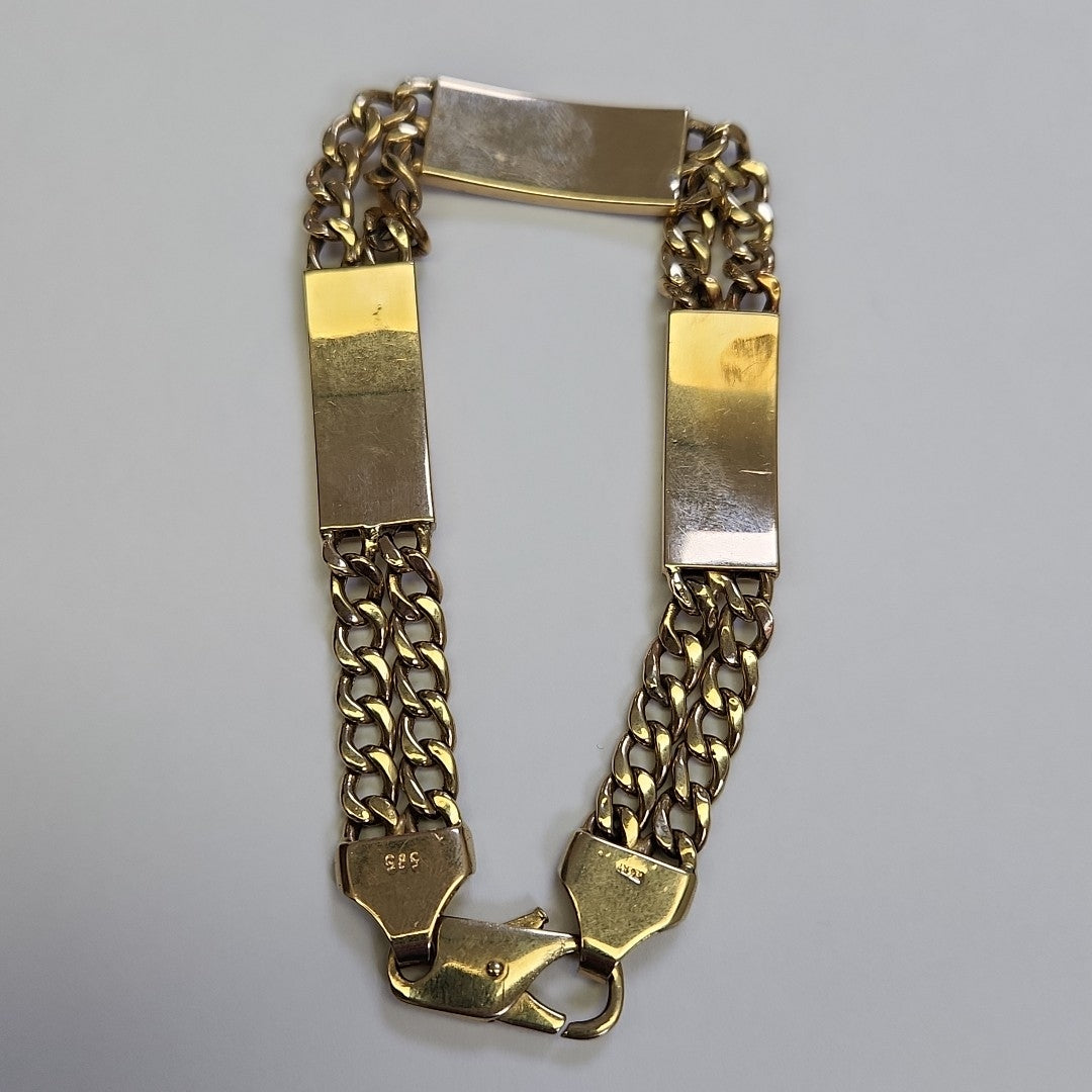 ESCLAVA ORO 14 K 20.8 GRMS (SEMINUEVO)