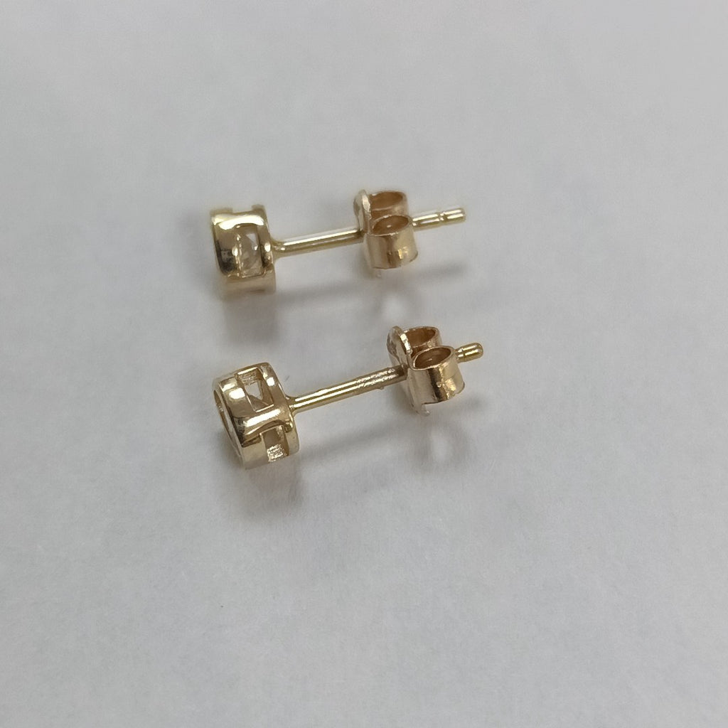 BROQUELES ORO 14K 1.2 (NUEVO)