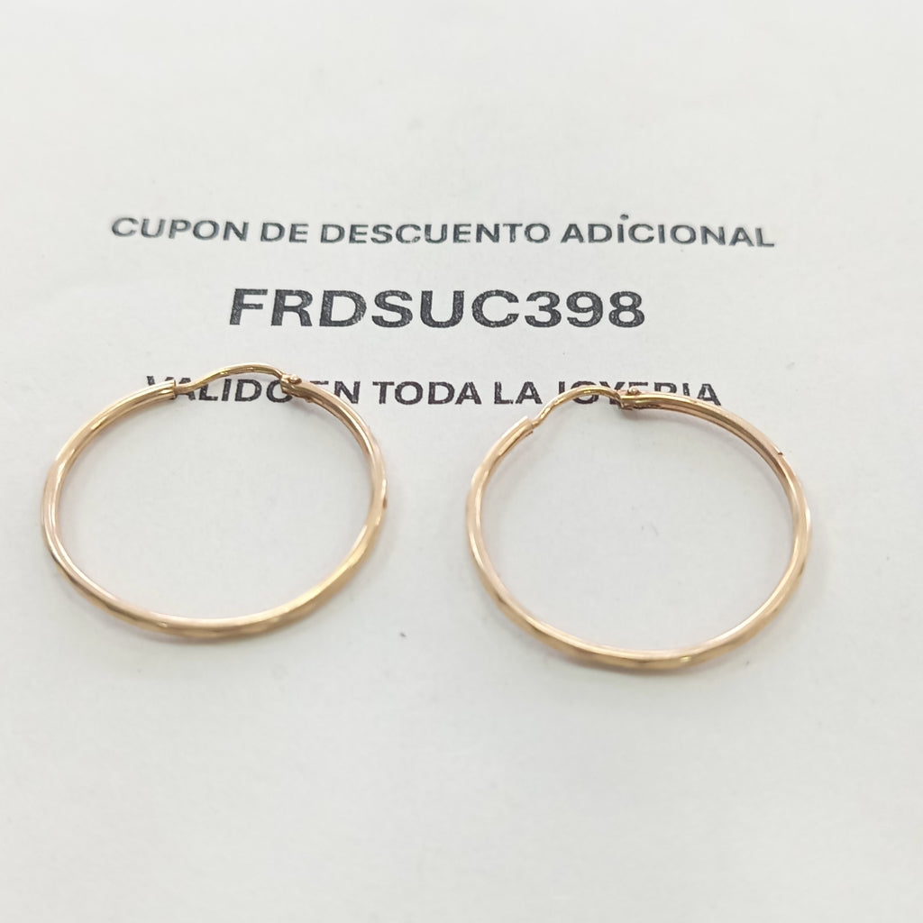 ARRACADAS PAR ORO 10 K 1,50 GRMS (SEMINUEVO)
