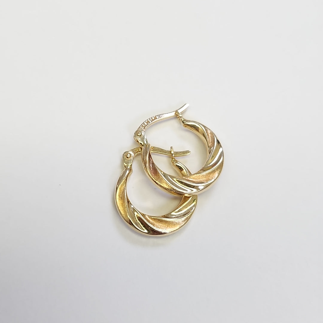 ARRACADAS PAR ORO 14 K 1.2 GRMS (SEMINUEVO)