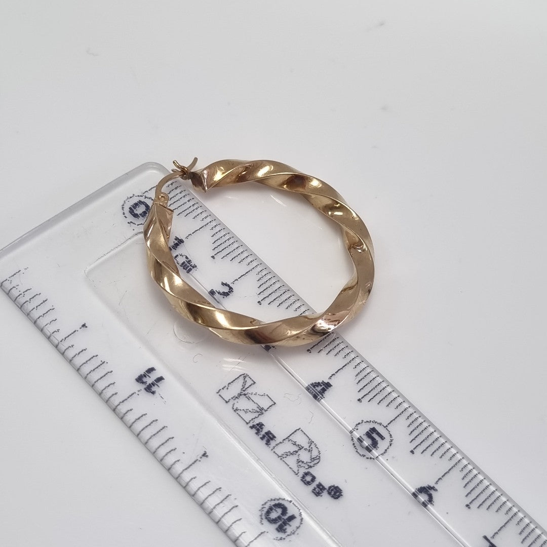 ARRACADAS PAR ORO 14 K 4.3 GRMS (SEMINUEVO)