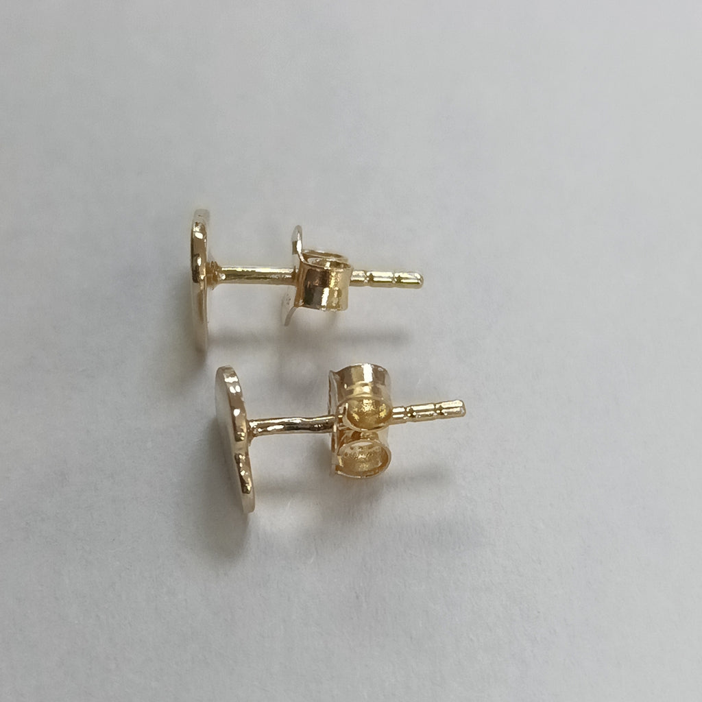 BROQUELES ORO 14K 1.2 (NUEVO)