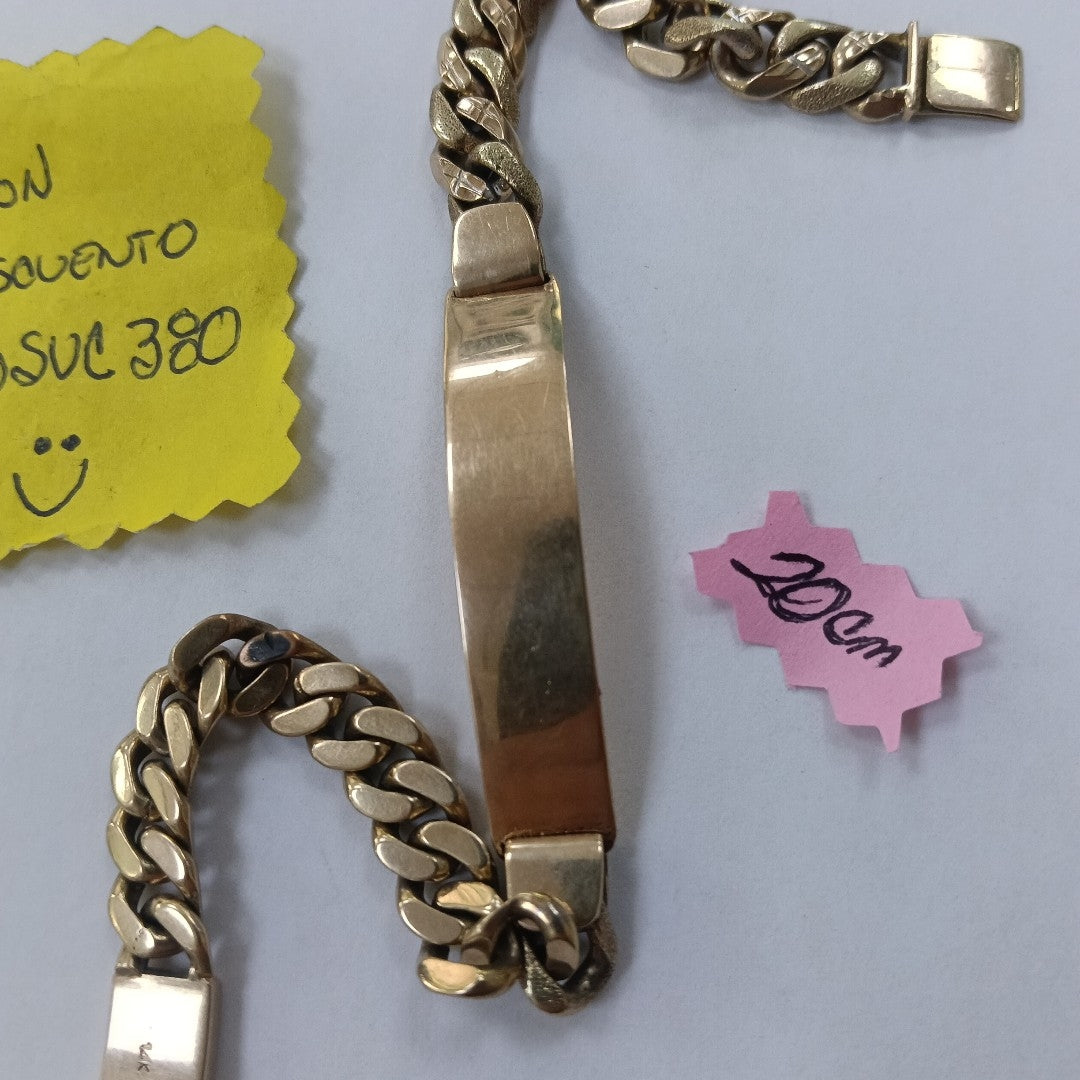 ESCLAVA ORO 14 K 34,00 GRMS (SEMINUEVO)
