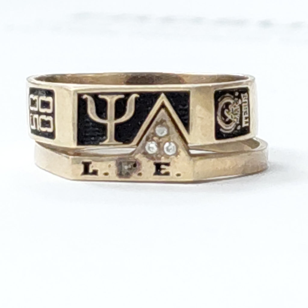 ANILLO DE GRADUACIÓN ORO 14 K 5.2 GRMS (SEMINUEVO)
