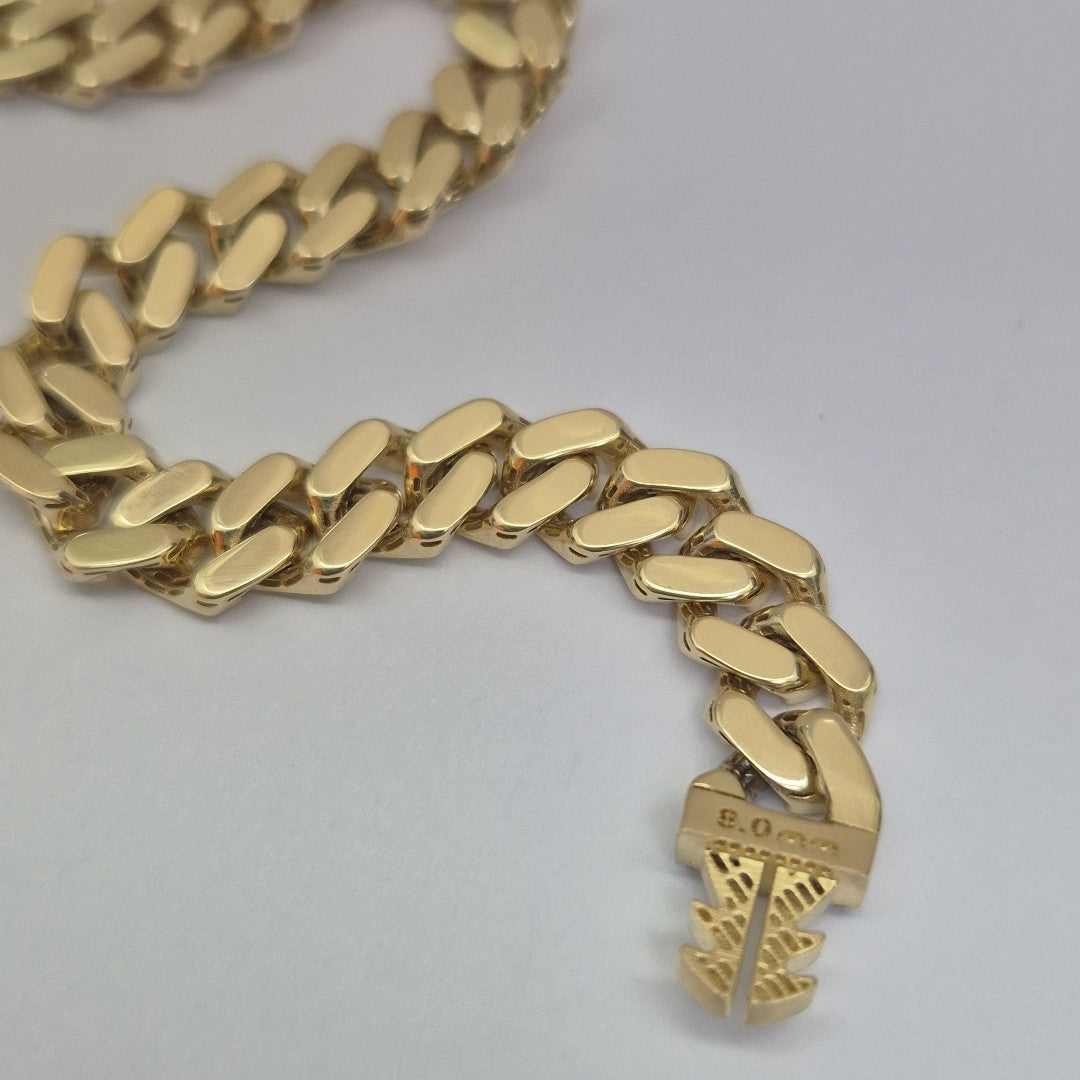 PULSERA CABALLERO MONACO ORO 14K 11.3 (NUEVO)