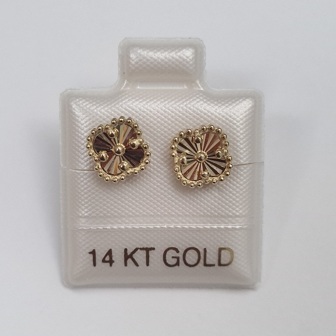 BROQUELES ORO 14K 1.5 (NUEVO)
