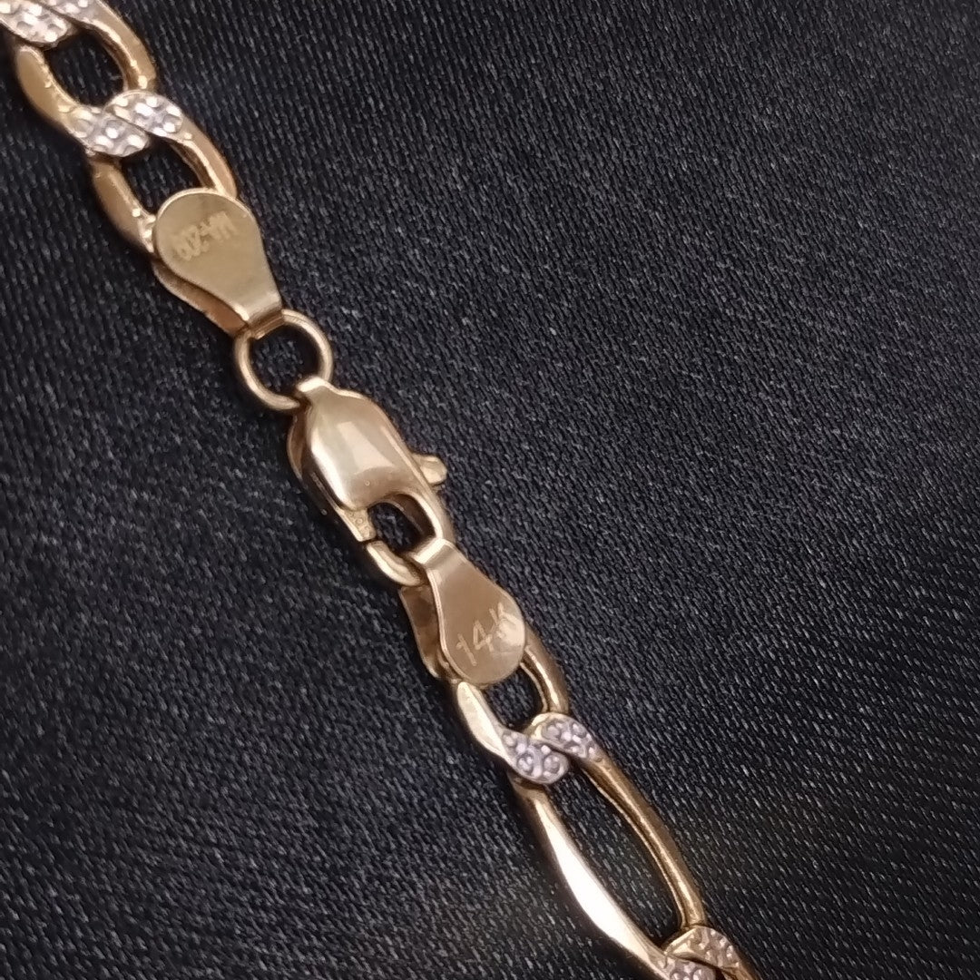 CADENA ORO, RODIADO 14 K 11.2 GRMS (SEMINUEVO)