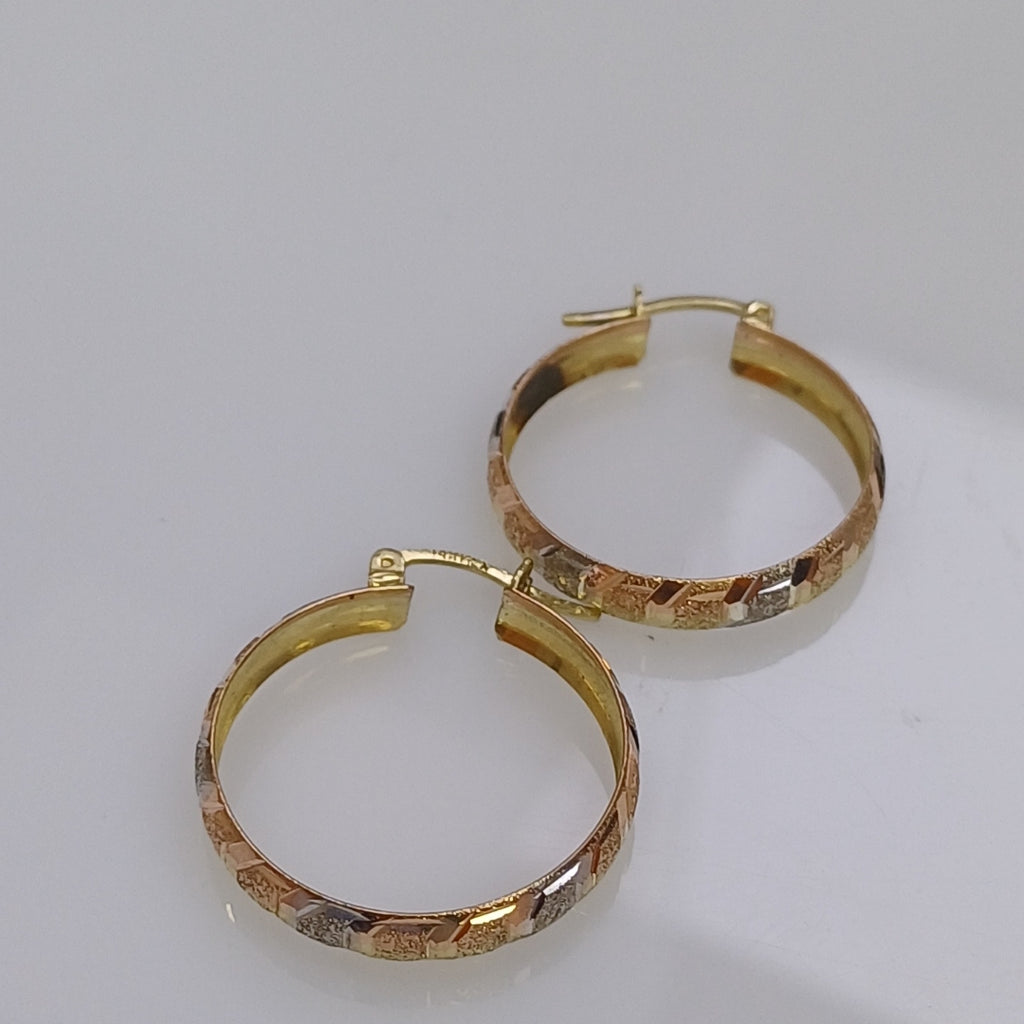 ARRACADAS PAR ORO 14 K 2 GRMS (SEMINUEVO)