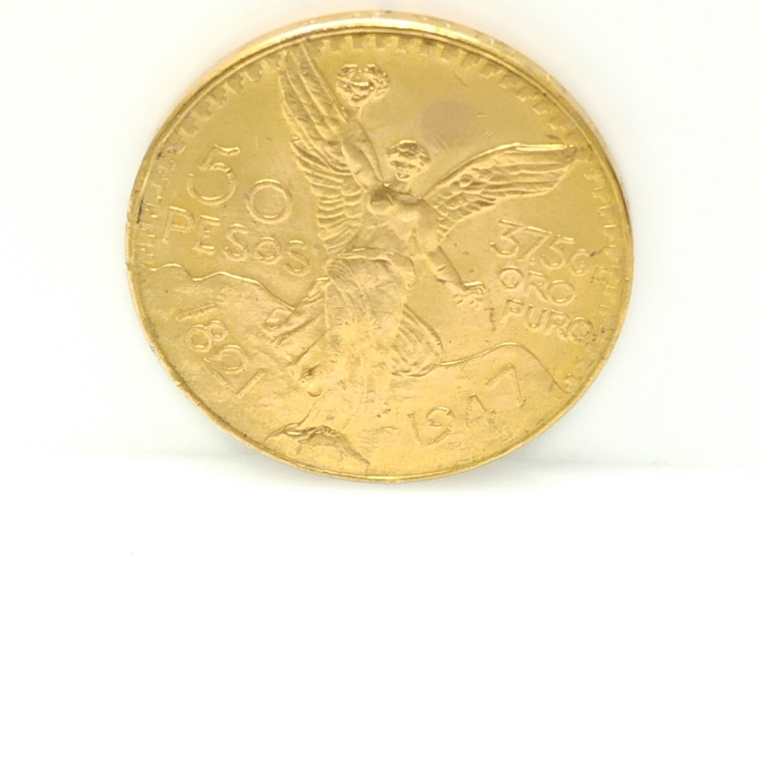 K1 41.6 GRMS 21 K IDENTIFICACIÓN MONEDA NOMINATIVA MONEDAS PESOS 50 PESOS (SEMINUEVO)