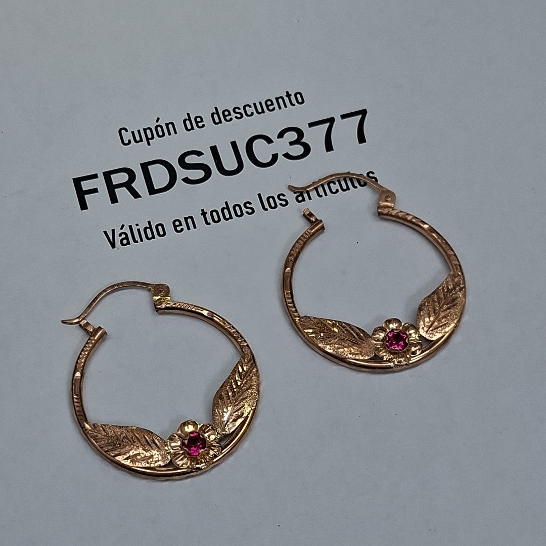 ARRACADAS PAR ORO 10 K 5.2 GRMS (SEMINUEVO)